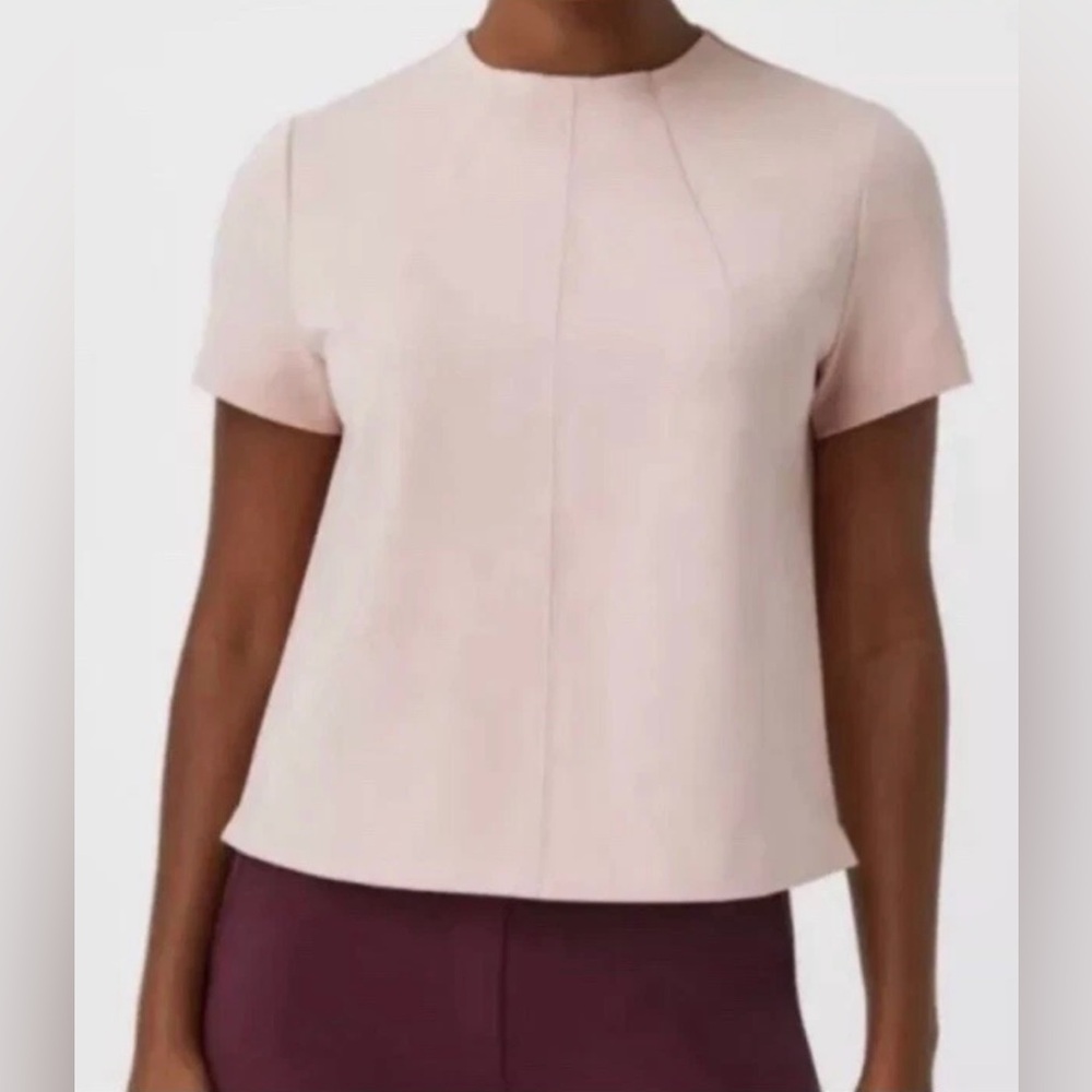 SPANX Blush Short Sleeve Structured Tee
